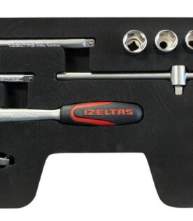 İzeltaş 1/4'' Altı Köşe Lokma Anahtar Takımı 15 Parça (Kutusuz) - 1107006015