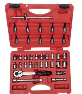 İzeltaş 3/8'' Altı Köşe Lokma Anahtar Ve Lokmalı Allen Set 35 Parça - 14000005135
