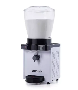 Samixir KAM22.DW Panaromik Dijital Köpüklü Ayran Dispenseri, 22 L, Beyaz