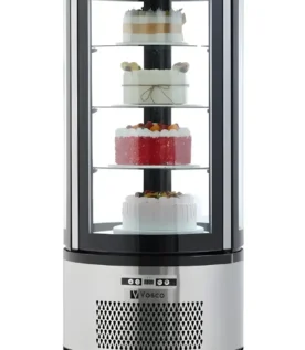 Vosco Dikey Pasta Teşhir Dolabı VFT-100R (Cam Raf)